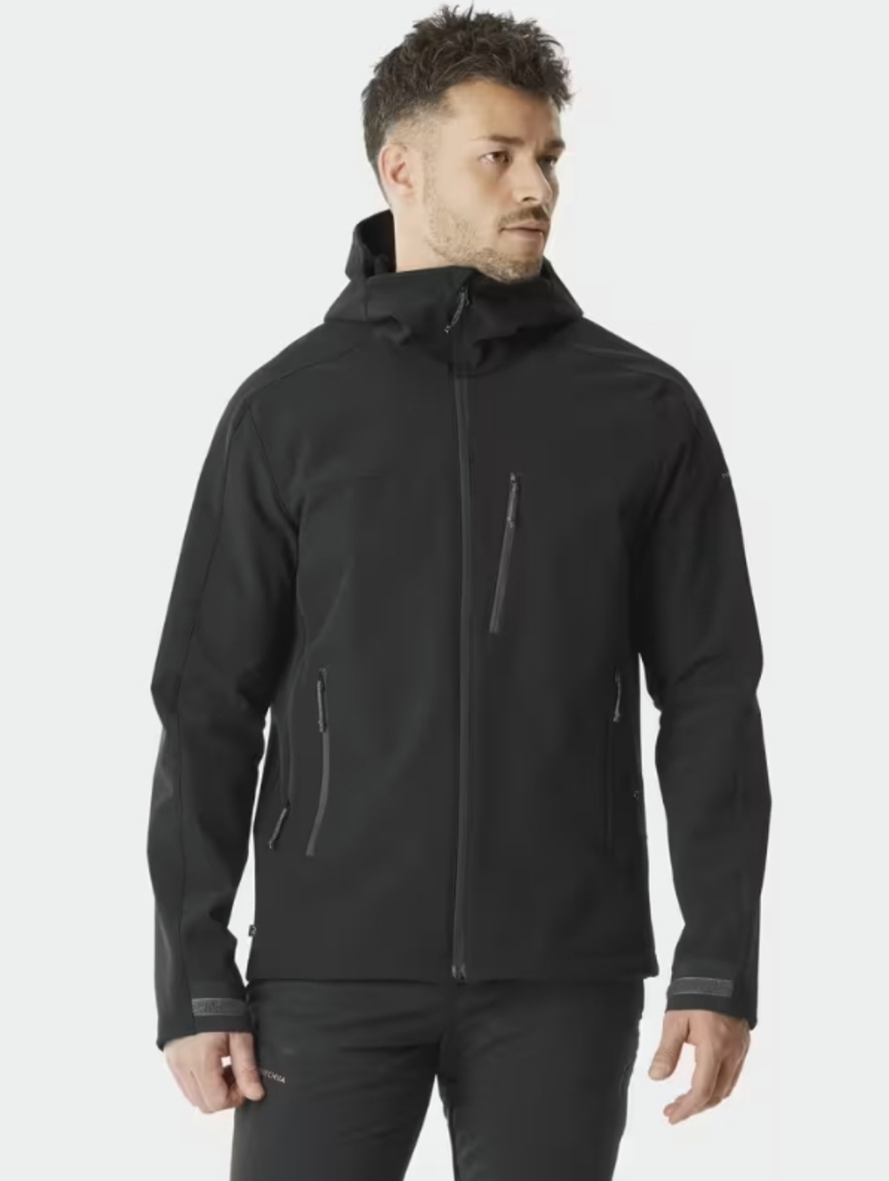 Decathalon Forclaz Men's Softshell Windproof Hiking Jacket Size 2XL